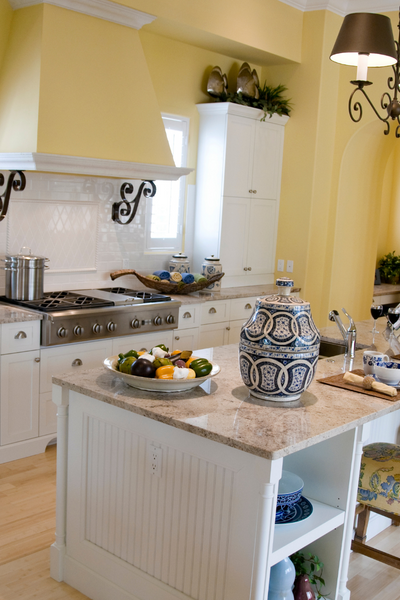 Mexican colors kitchen remodel