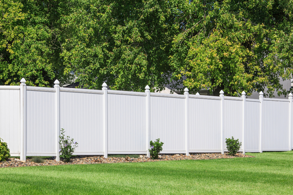 White privacy fence installed Deltona florida